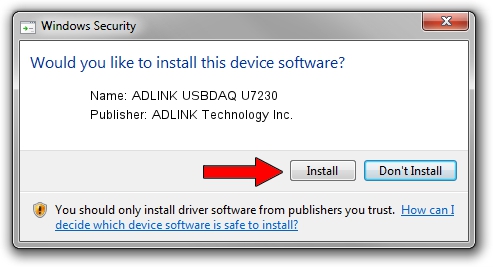 ADLINK Technology Inc. ADLINK USBDAQ U7230 driver installation 4454236