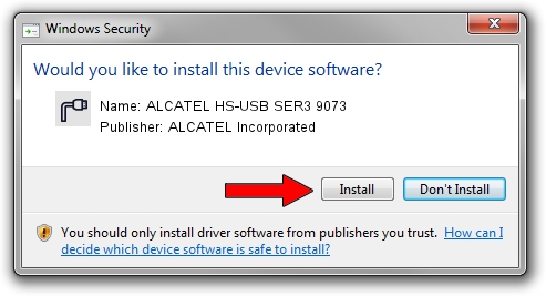 ALCATEL Incorporated ALCATEL HS-USB SER3 9073 driver installation 2110390