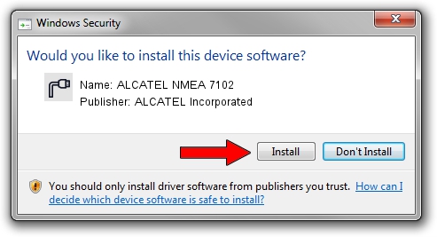 ALCATEL Incorporated ALCATEL NMEA 7102 setup file 2108908