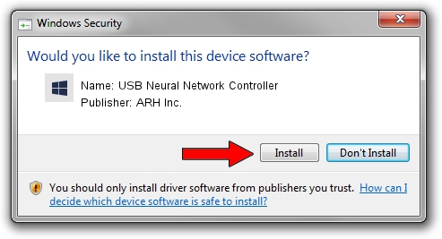 ARH Inc. USB Neural Network Controller setup file 1687162