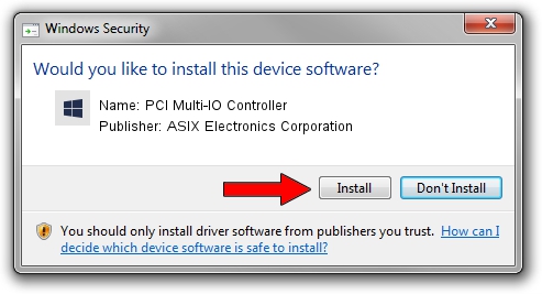 ASIX Electronics Corporation PCI Multi-IO Controller setup file 1211811