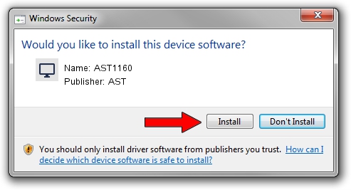 AST AST1160 driver installation 893462