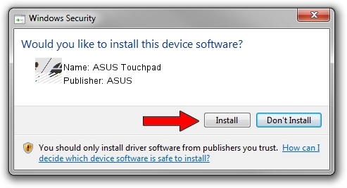 ASUS ASUS Touchpad setup file 131826