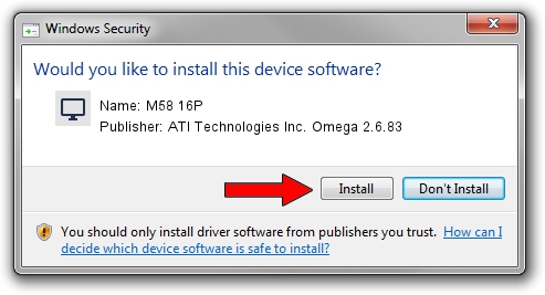 ATI Technologies Inc. Omega 2.6.83 M58 16P setup file 1567843