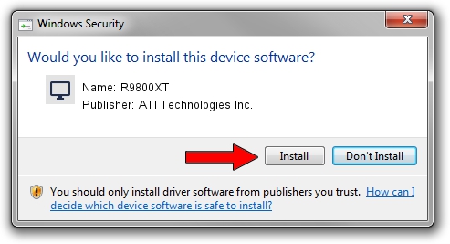 ATI Technologies Inc. R9800XT setup file 1602181