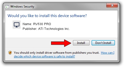 ATI Technologies Inc. RV530 PRO driver download 1059959