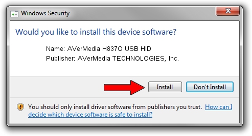 AVerMedia TECHNOLOGIES, Inc. AVerMedia H837O USB HID driver download 4034545