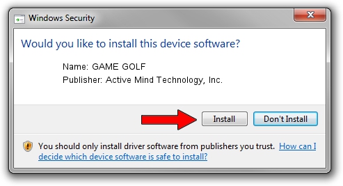 Active Mind Technology, Inc. GAME GOLF driver installation 833604