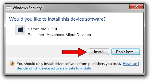 Advanced Micro Devices AMD PCI driver installation 4534368