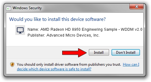 Advanced Micro Devices, Inc. AMD Radeon HD 8950 Engineering Sample - WDDM v2.0 driver download 2412388