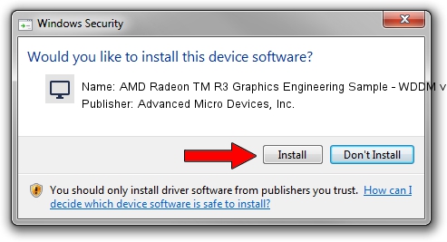Advanced Micro Devices, Inc. AMD Radeon TM R3 Graphics Engineering Sample - WDDM v2.0 driver download 2412541