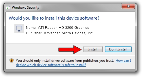 Advanced Micro Devices, Inc. ATI Radeon HD 3200 Graphics driver installation 789988