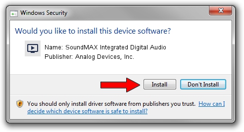 Analog Devices, Inc. SoundMAX Integrated Digital Audio driver installation 1099492