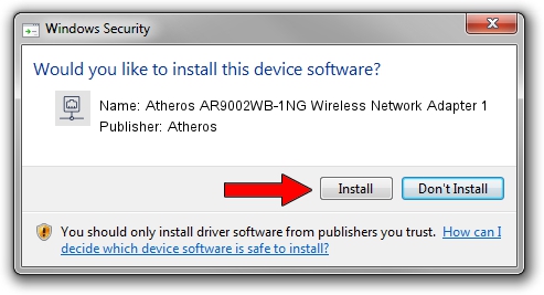 Atheros Atheros AR9002WB-1NG Wireless Network Adapter 1 setup file 1023387