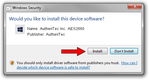 AuthenTec AuthenTec Inc. AES2660 driver download 3876280
