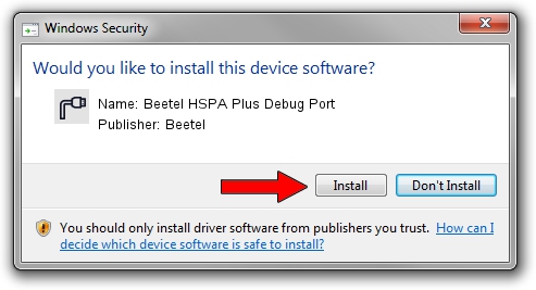 Beetel Beetel HSPA Plus Debug Port driver installation 791250