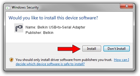 belkin usb to serial adapter driver windows 7