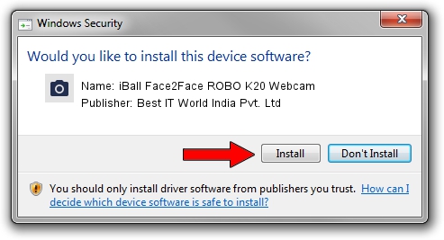 Best IT World India Pvt. Ltd iBall Face2Face ROBO K20 Webcam driver installation 507059