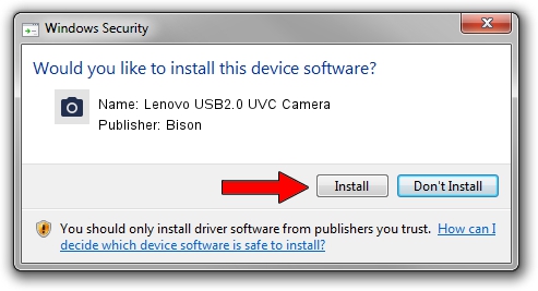 Bison Lenovo USB2.0 UVC Camera driver installation 404902