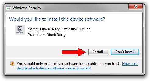 BlackBerry BlackBerry Tethering Device setup file 2503844