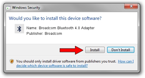 Broadcom Broadcom Bluetooth 4.0 Adapter driver installation 3735684