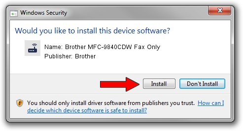 Brother Brother MFC-9840CDW Fax Only setup file 1655750