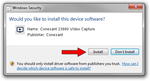 Conexant Conexant 23880 Video Capture setup file 1321622