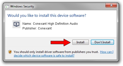 Conexant Conexant High Definition Audio driver installation 1022417