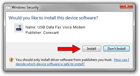 Conexant USB Data Fax Voice Modem driver installation 3794687