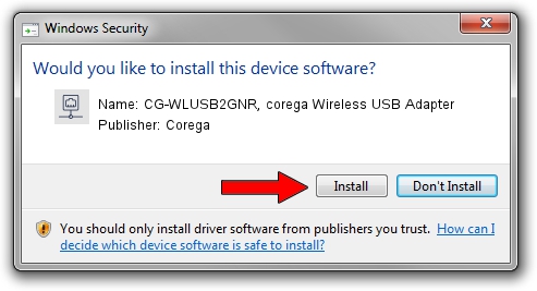 Corega CG-WLUSB2GNR, corega Wireless USB Adapter setup file 1574263