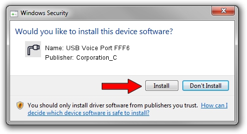 Corporation_C USB Voice Port FFF6 setup file 744890
