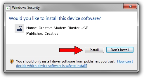 Creative Creative Modem Blaster USB setup file 1810613
