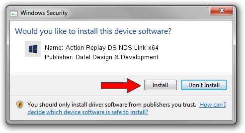 Datel Design & Development Action Replay DS NDS Link x64 driver download 1875793