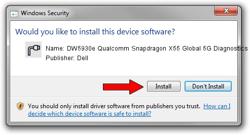 Dell DW5930e Qualcomm Snapdragon X55 Global 5G Diagnostics driver installation 4495643