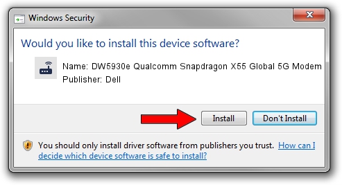 Dell DW5930e Qualcomm Snapdragon X55 Global 5G Modem setup file 4495631