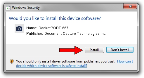 Document Capture Technologies Inc DocketPORT 667 driver installation 4162434