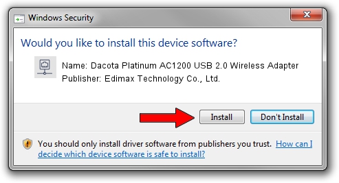 Edimax Technology Co., Ltd. Dacota Platinum AC1200 USB 2.0 Wireless Adapter setup file 3894188