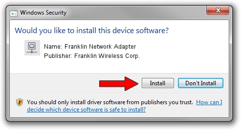 Franklin Wireless Corp. Franklin Network Adapter driver download 1504592