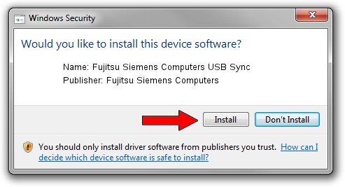 Fujitsu Siemens Computers Fujitsu Siemens Computers USB Sync driver installation 1195421