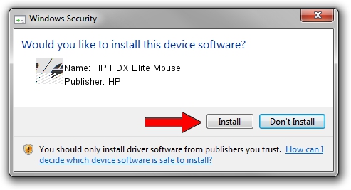 HP HP HDX Elite Mouse driver installation 1697548