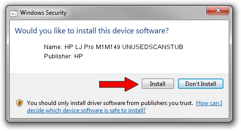 HP HP LJ Pro M1M149 UNUSEDSCANSTUB setup file 4319436