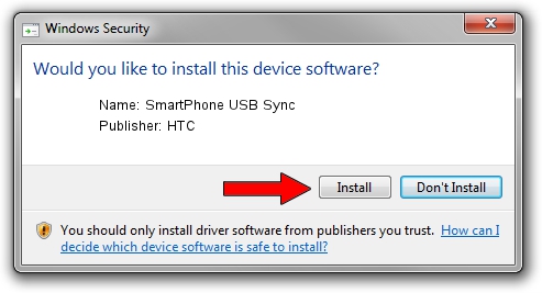 HTC SmartPhone USB Sync setup file 1005084