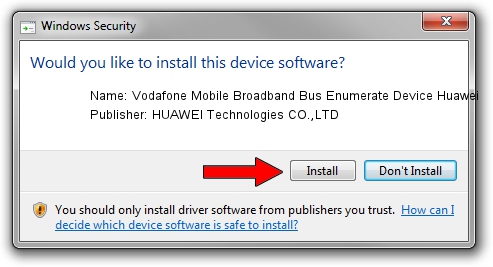 HUAWEI Technologies CO.,LTD Vodafone Mobile Broadband Bus Enumerate Device Huawei driver installation 1174928