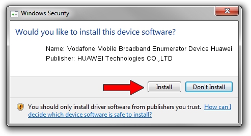 HUAWEI Technologies CO.,LTD Vodafone Mobile Broadband Enumerator Device Huawei driver installation 1035914