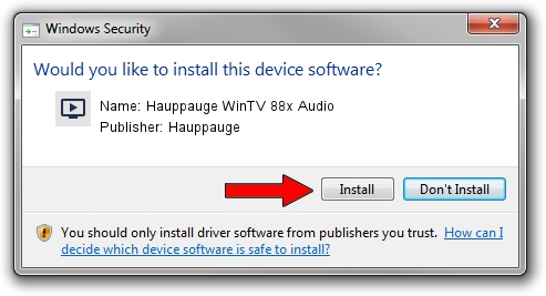 Hauppauge Hauppauge WinTV 88x Audio driver download 1152896