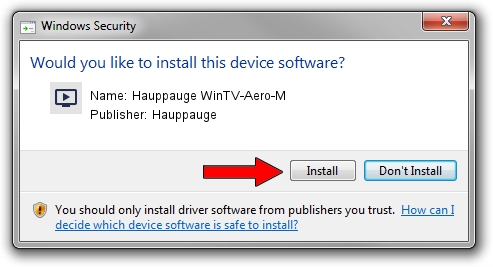 Hauppauge Hauppauge WinTV-Aero-M driver installation 1554306