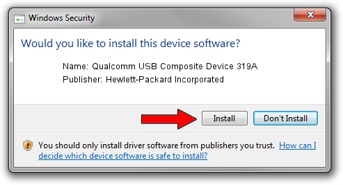 Hewlett-Packard Incorporated Qualcomm USB Composite Device 319A setup file 26099