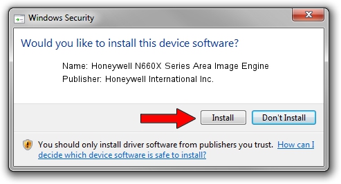 Honeywell International Inc. Honeywell N660X Series Area Image Engine setup file 3923800