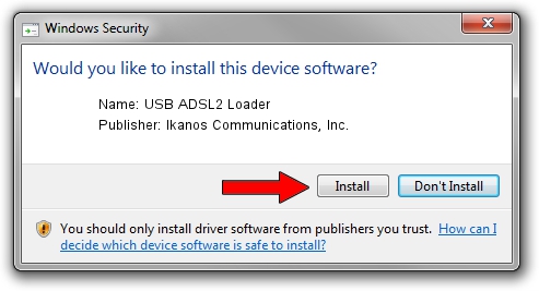 Ikanos Communications, Inc. USB ADSL2 Loader setup file 1803874