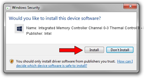 Intel Integrated Memory Controller Channel 0-3 Thermal Control 0 - 3CB0 driver installation 1368194